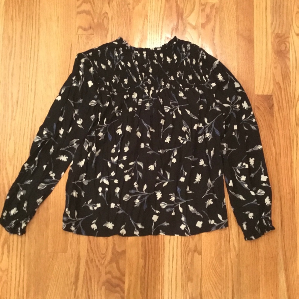 Lucky Brand blue floral tunic